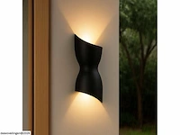 2 x led wandlamp – torso design – 10w – 3500k neutraal wit – sw-159 - afbeelding 5 van  5