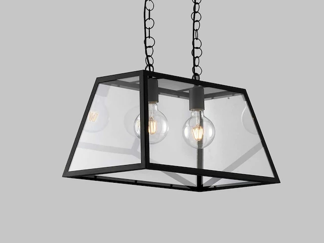 2 x lexington ambiente stalen hanglampen - afbeelding 1 van  8
