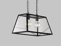 2 x lexington ambiente stalen hanglampen