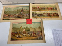 2 x litho ommegang st augustin brugge - afbeelding 1 van  4