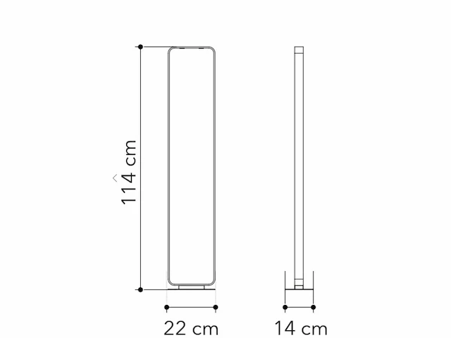 2 x luce ambiente design led moka vloerlampen - afbeelding 3 van  7