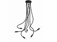 2 x luce ambiente lover nero design plafondlamp - afbeelding 9 van  11