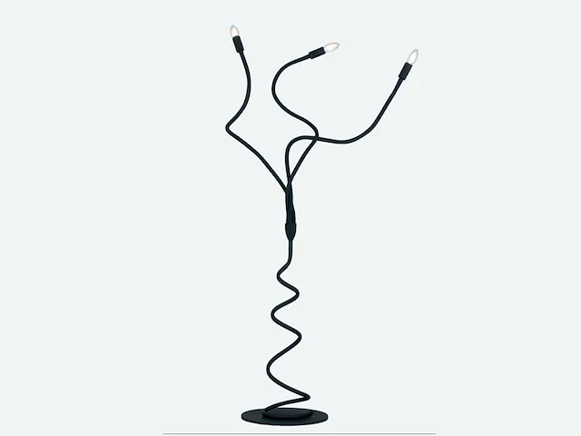 2 x luce ambiente lover nero design vloerlamp - afbeelding 6 van  7