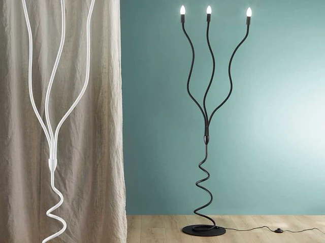2 x luce ambiente lover nero design vloerlamp - afbeelding 7 van  7