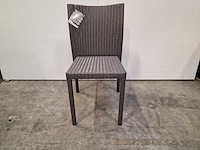 2 x luxury lounge - wicker stapelstoel ergo taupe - stapelbaar - afbeelding 1 van  1