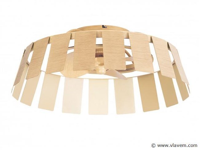 2 x madera led ip44 plafond ventilator met afstandsbediening - afbeelding 1 van  6