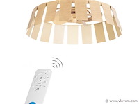 2 x madera led ip44 plafond ventilator met afstandsbediening - afbeelding 2 van  6