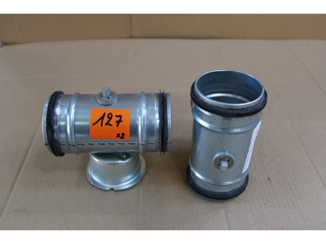 2 x manuele regelklep standaard ø80 - afbeelding 1 van  3