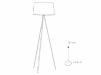 2 x marilyn italiaanse vloerlampen zwart - afbeelding 3 van  5