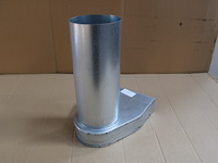 2 x mecano bocht 90° ø125 naar 55x220 - afbeelding 2 van  2