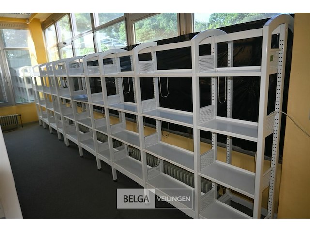 2 x metalen bibliotheekrek - afbeelding 1 van  4
