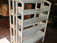 2 x metalen bibliotheekrek - afbeelding 1 van  5