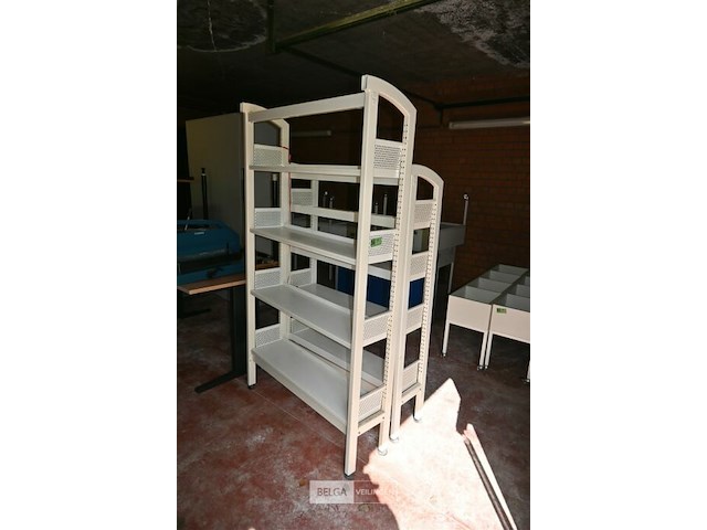 2 x metalen bibliotheekrek - afbeelding 2 van  5
