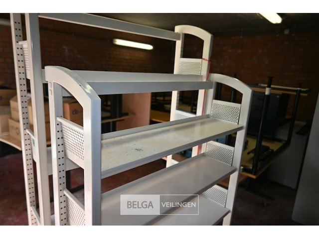 2 x metalen bibliotheekrek - afbeelding 4 van  5