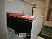 2 x metalen dossierkast met 2 laden - afbeelding 4 van  4