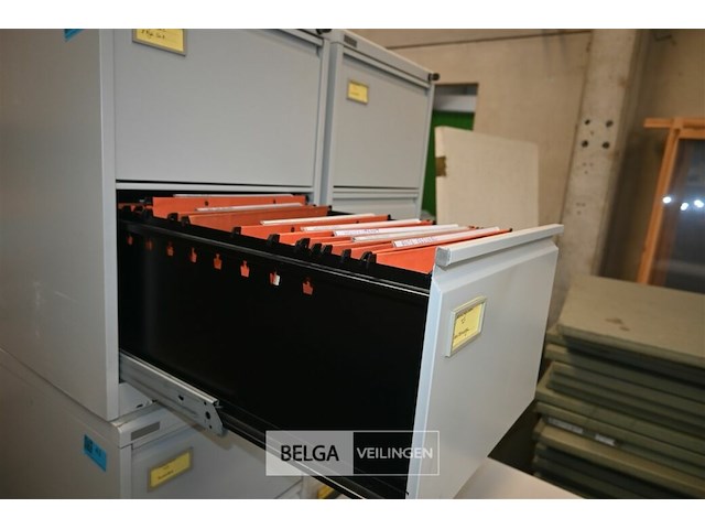 2 x metalen dossierkast met 2 laden - afbeelding 4 van  4