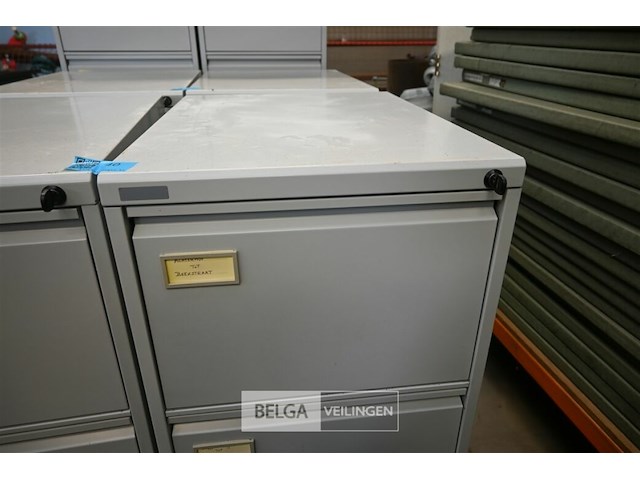 2 x metalen dossierkast met 3 laden - afbeelding 4 van  4