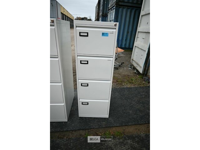 2 x metalen dossierkast met 4 laden - afbeelding 5 van  5