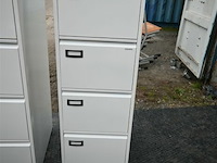 2 x metalen dossierkast met 4 laden - afbeelding 5 van  5