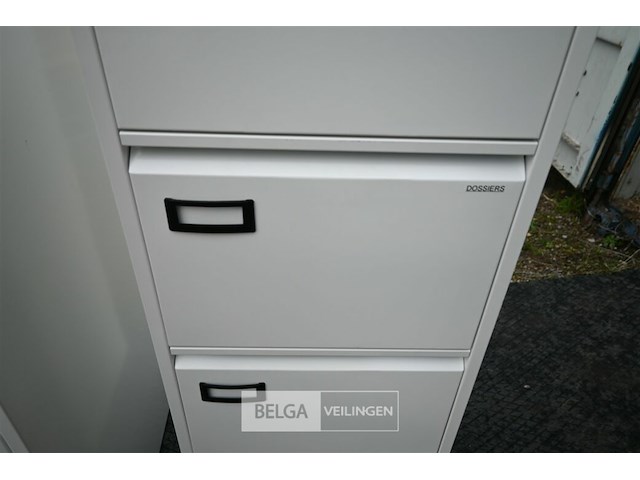2 x metalen dossierkast met 4 laden - afbeelding 1 van  5