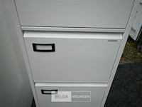 2 x metalen dossierkast met 4 laden - afbeelding 1 van  5