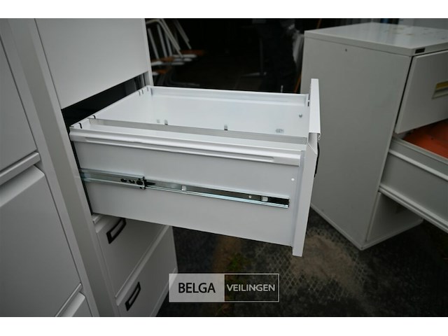 2 x metalen dossierkast met 4 laden - afbeelding 3 van  5