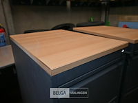 2 x metalen dossierkast met 4 laden - afbeelding 3 van  3