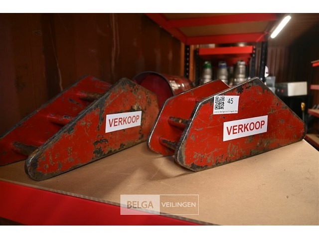 2 x metalen hoeksteun - afbeelding 1 van  3