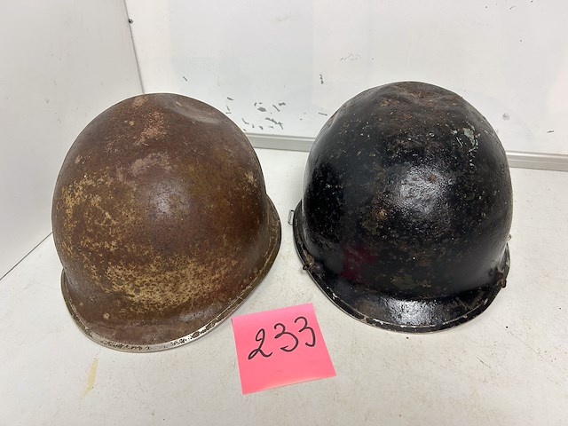 2 x militaire helm usmodel - afbeelding 1 van  3