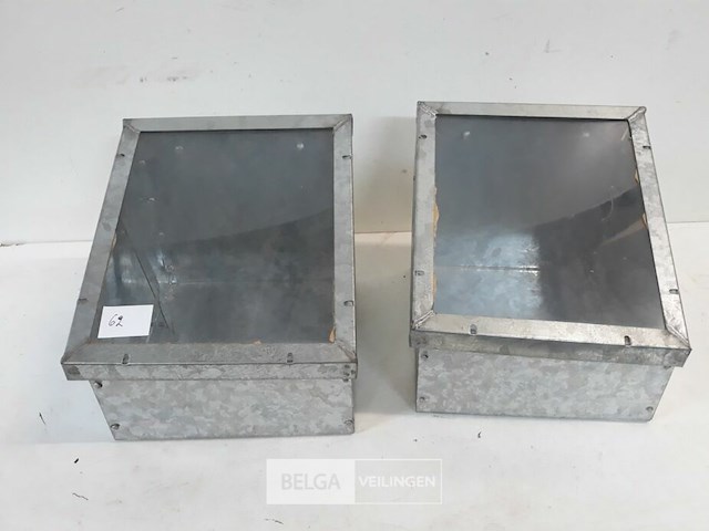 2 x mini serre galva 20x20x19 cm - afbeelding 1 van  3