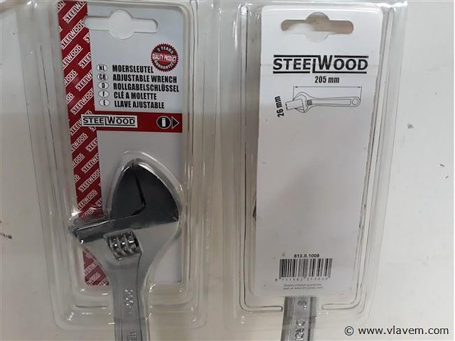 2 x moersleutel 205 mm - afbeelding 2 van  2