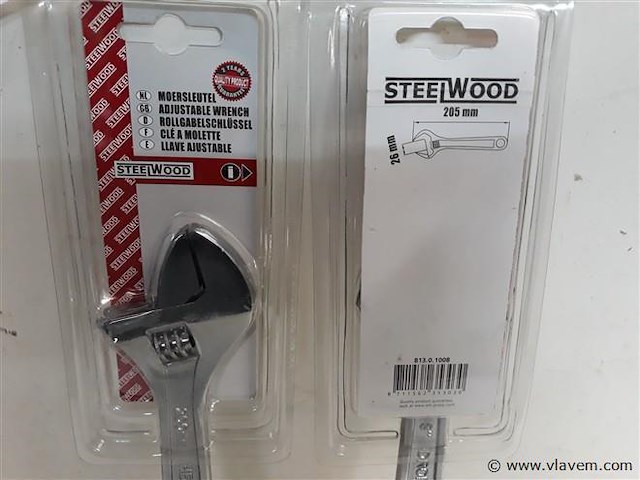 2 x moersleutel 205 mm - afbeelding 2 van  2