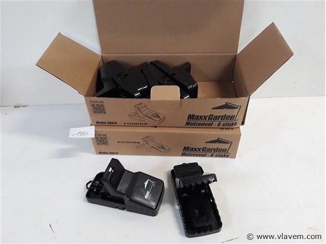 2 x muizenvallen pvc 6 stuks - afbeelding 1 van  2