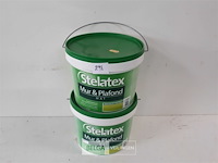 2 x muur en plafond verf groen stelatex 2,5l - afbeelding 2 van  3