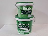 2 x muur en plafond verf stelatex 1x2,5l + 1x5l - afbeelding 1 van  3