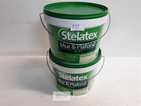 2 x muur en plafond verf stelatex 2,5l - afbeelding 1 van  3
