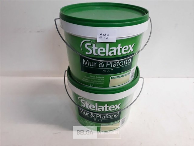 2 x muur en plafond verf stelatex 2,5l - afbeelding 2 van  3