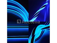 2 x neon led-strip 50 m – blauw – 8w/m – ip65 – waterdicht - afbeelding 3 van  5