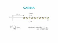 2 x newgarden carina sfeervolle lichtketting - afbeelding 3 van  6