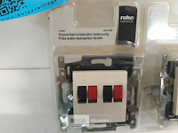 2 x niko inbouw luidspreker tweevoudig cream - afbeelding 3 van  3