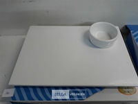 2 x ontbijtbord met kopje - afbeelding 3 van  3