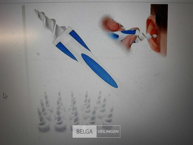 2 x oorstokje houder + 16 vervangspiraaltjes smart swab - afbeelding 3 van  3