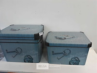 2 x opbergdoos curver auto print 37x28x23 cm - afbeelding 2 van  3