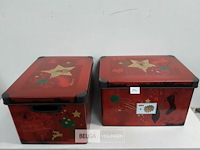 2 x opbergdoos voor kerstballen curver - afbeelding 2 van  3