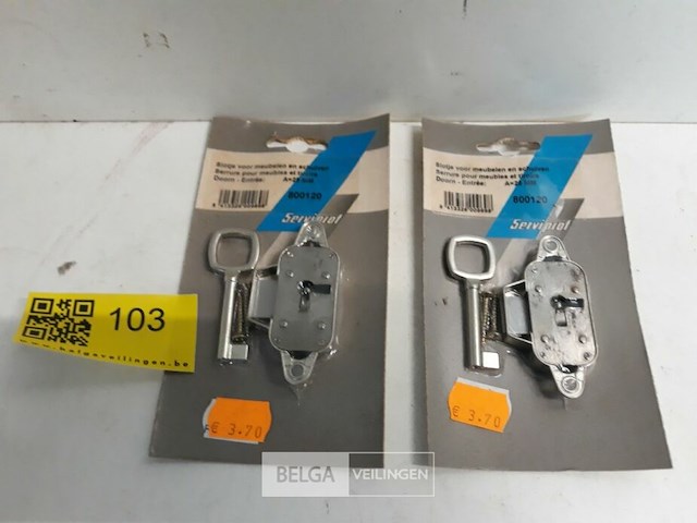 2 x oplegslot voor kastdeur 20 mm - afbeelding 1 van  3