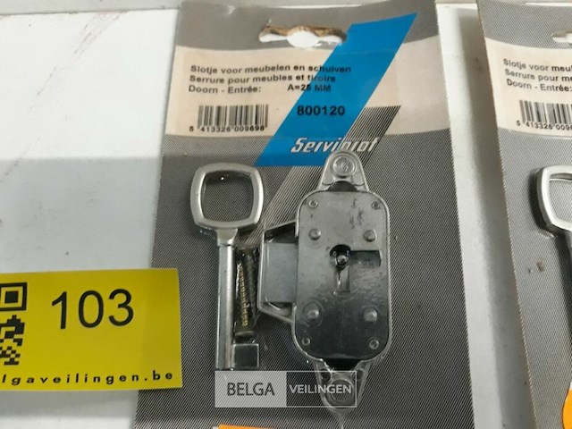 2 x oplegslot voor kastdeur 20 mm - afbeelding 3 van  3