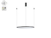 2 x orien design hanglamp sandy black 80cm 40w led cct 3 kleur & 3 stappen dimmen - afbeelding 4 van  10