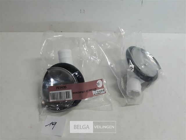 2 x overloopset voor bad - afbeelding 2 van  3