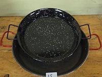 2 x paella pan - afbeelding 1 van  1