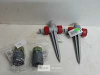 2 x parasolsproeier + 2 slangkoppeling 5/8 - afbeelding 1 van  3